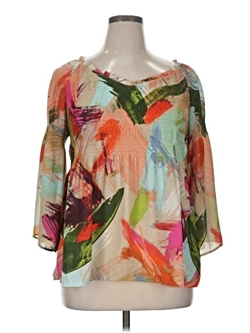 Spense 3/4 Sleeve Blouse (view 1)
