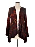 Unbranded Burgundy Kimono Size M (estimated) - photo 1