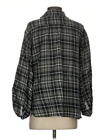 Max Studio 3/4 Sleeve Button-Down Shirt (view 2)