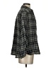 Max Studio Plaid Gray 3/4 Sleeve Button-Down Shirt Size S - photo 4
