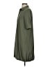 Chico's Solid Green Casual Dress Size XS (00) - photo 5
