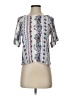Assorted Brands Silver Short Sleeve Blouse Size S - photo 1