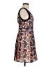 Adelyn Rae 100% Polyester Paisley Blue Cocktail Dress Size XS - photo 4