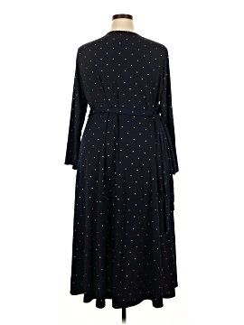 susan graver casual dresses Susan Graver Regular Printed Dolce Woven Smocked Waist Midi Dress