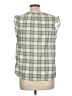 Como Vintage Green Sleeveless Blouse Size L - photo 2