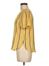 Sweet Rain 100% Polyester Yellow Short Sleeve Blouse Size M - photo 5