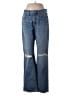 J.Crew 100% Cotton Hearts Blue Jeans Size 27 waist - photo 1