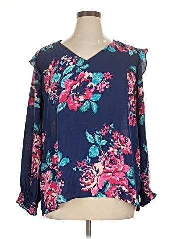 The Pioneer Woman Long Sleeve Blouse (view 1)