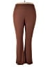 Pink Rose Brown Active Pants Size 3X - photo 1