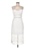 BHLDN 100% Polyester White Cocktail Dress Size 8 - photo 1