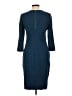 Vince. Solid Blue Casual Dress Size L - photo 2