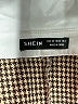 Shein Houndstooth Brown Coat Size 2 - photo 6