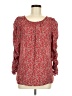 Max Studio 100% Polyester Red Long Sleeve Blouse Size M - photo 1