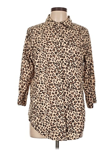 Cathy 3/4 Sleeve Button-Down Shirt (view 1)