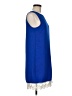 Everly 100% Polyester Solid Blue Casual Dress Size M - photo 4