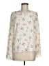 Everly Ivory Long Sleeve Blouse Size M - photo 1