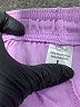 Active Club 100% Polyester Solid Purple Athletic Shorts Size L - photo 3