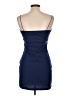 Therapy Solid Blue Casual Dress Size L - photo 2