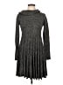 Max Studio Tweed Gray Casual Dress Size L - photo 1