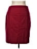 Express Design Studio Solid Burgundy Formal Skirt Size 10 - photo 1