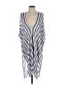 Final Touch Stripes Gray Casual Dress Size Sm - Med - photo 1