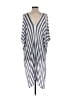 Final Touch Stripes Gray Casual Dress Size Sm - Med - photo 2