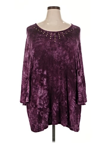 Liz & Me 3/4 Sleeve Top (view 1)