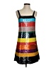 Alice + Olivia 100% Polyester Color Block Silver Cocktail Dress Size 0 - photo 1