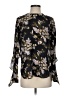 A.L.C. Floral Black Long Sleeve Blouse Size 4 - photo 1