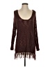 Cecico 100% Acrylic Brown Pullover Sweater Size S - photo 1