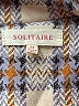 Solitaire 100% Polyester Ivory Trenchcoat Size M - photo 6