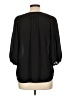 Ezra 100% Polyester Black 3/4 Sleeve Blouse Size L - photo 2