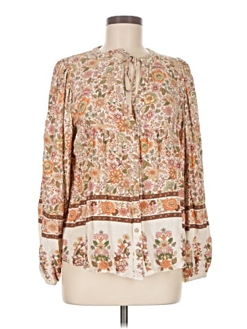 Blu Pepper Long Sleeve Blouse (view 1)