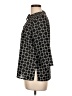 Karen Scott 100% Polyester Black 3/4 Sleeve Blouse Size L - photo 5