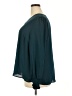 Worthington 100% Polyester Teal Long Sleeve Blouse Size 2X - photo 5