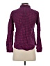 Gap 100% Cotton Checkered-gingham Red Long Sleeve Button-Down Shirt Size XS - photo 2