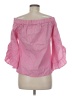 Cupio 100% Cotton Pink 3/4 Sleeve Blouse Size M - photo 2
