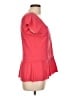 Kenar Red Pink Short Sleeve Top Size L (estimated) - photo 4