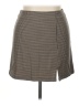 Cider 100% Polyester Houndstooth Brown Formal Skirt Size XL - photo 1