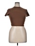 Unbranded Brown Short Sleeve Turtleneck Size XL - photo 1