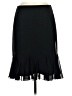 JS Collections 100% Polyester Solid Black Formal Skirt Size 8 - photo 1