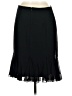 JS Collections 100% Polyester Solid Black Formal Skirt Size 8 - photo 2