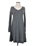 Apt. 9 Solid Gray Casual Dress Size S - photo 1
