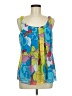 Spense 100% Polyester Blue Sleeveless Blouse Size M - photo 1