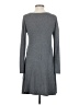 Apt. 9 Solid Gray Casual Dress Size S - photo 2