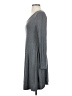 Apt. 9 Solid Gray Casual Dress Size S - photo 5