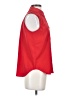 Ann Taylor Red Sleeveless Button-Down Shirt Size S - photo 4