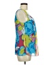 Spense 100% Polyester Blue Sleeveless Blouse Size M - photo 4