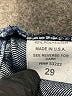 David Kahn Chevron-herringbone Blue Jeans Size 29 waist - photo 8