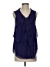 Ali Ro Blue Sleeveless Blouse Size 2 - photo 1